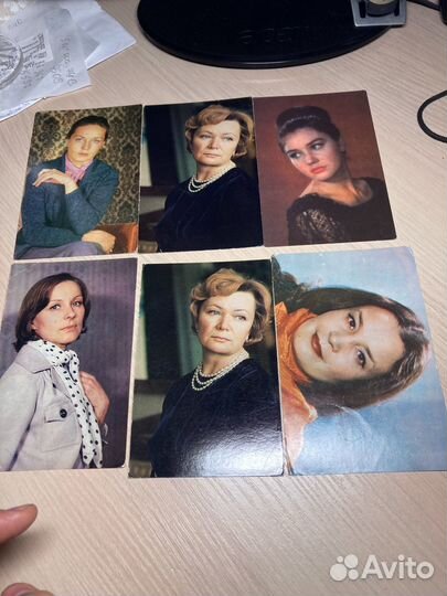 Открытки актеров. СССР цветные