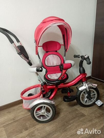 Детский велосипед с ручкой бу