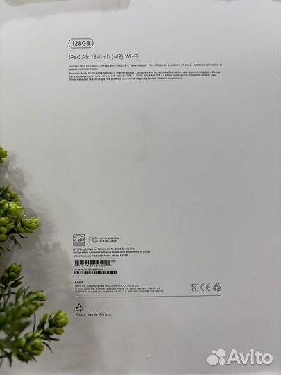 iPad Air 13 M2 128gb WI-FI