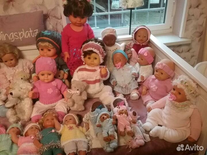 Коллекция Марочных кукол Zapf Götz и другие 175Шт