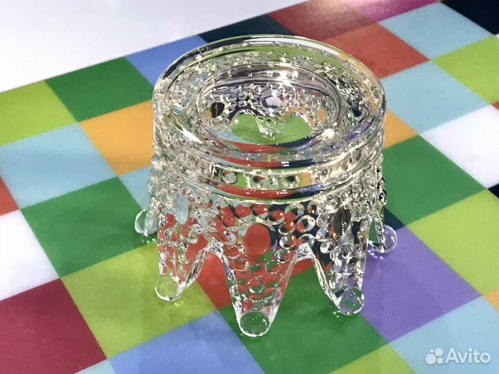 Пепельница корона 2в1 подсвечник и др