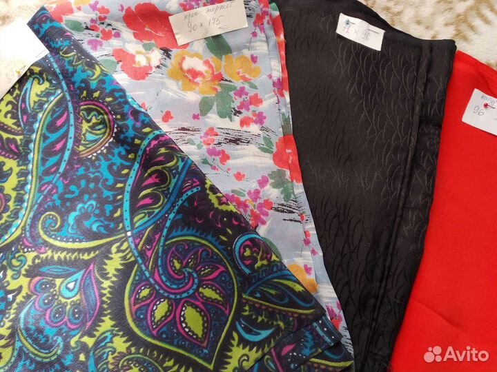 Натуральный шелк отрезы