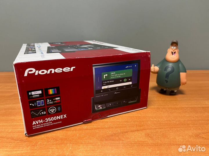 Автомагнитола 1Din Pioneer AVH-3500NEX 7