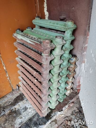 Чугунные батареи бу