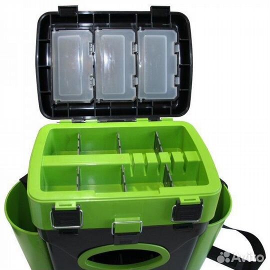 Ящик рыболовный зимний Helios FishBox 10л (2 секц)