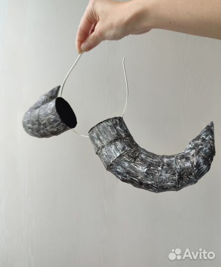 Рога на голову, рога косплей на ободке, рожки