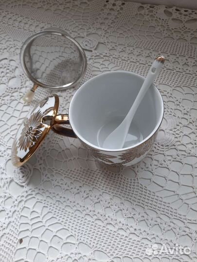 Чайная кружка с ситечком