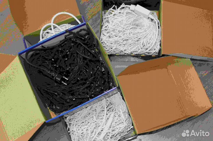 Гирлянда уличная 25м