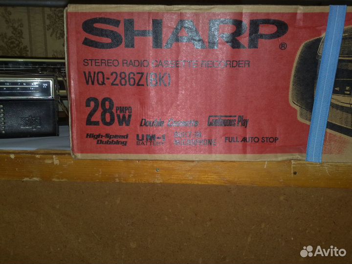 Магнитола Sharp WQ-286Z(BK)