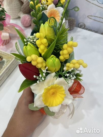 Букет из мыла 