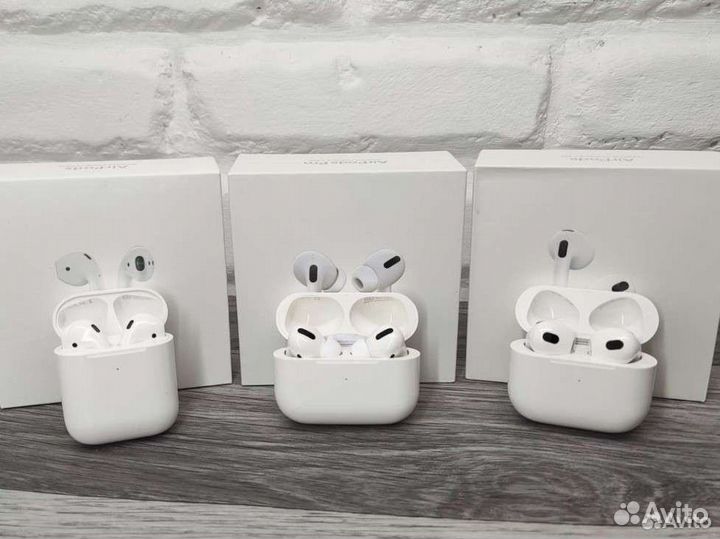 Наушники apple airpods 1:1 (все модели)
