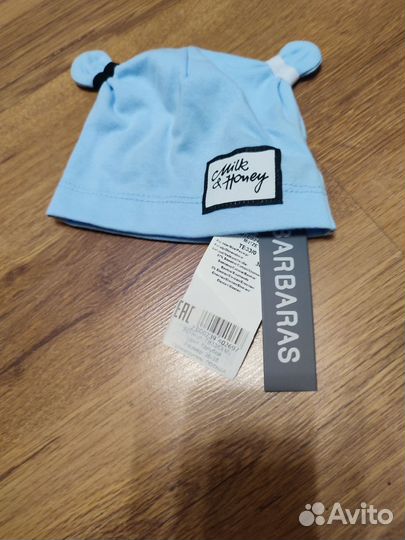 Шапка для новорожденных новая