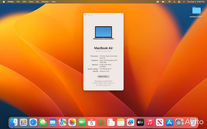 Macbook air 13 2018