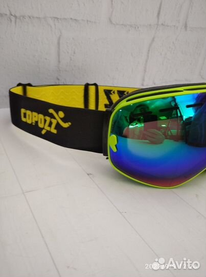 Маска горнолыжная copozz Green