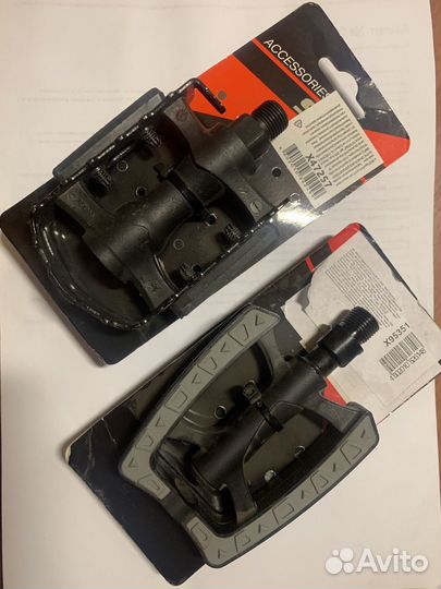 Комплект велосипедных втулок Shimano, педали