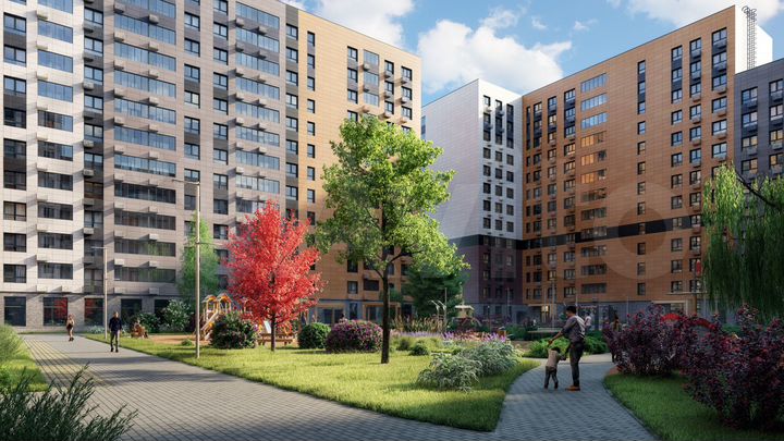 2-к. квартира, 58 м², 6/14 эт.