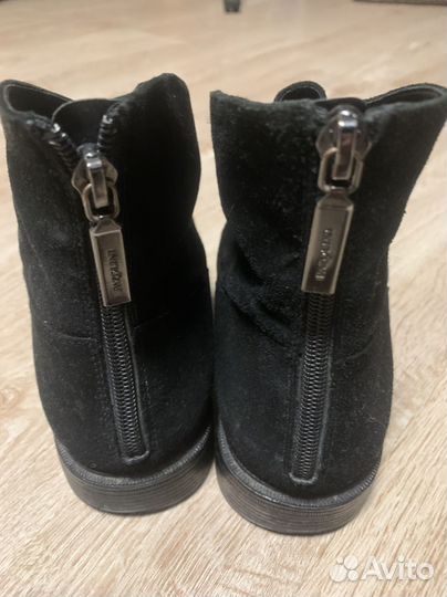 Полусапоги pazolini замшевые 39 размера