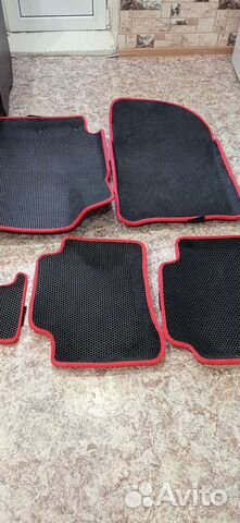 Эва коврики с бортами киа рио х-лайн