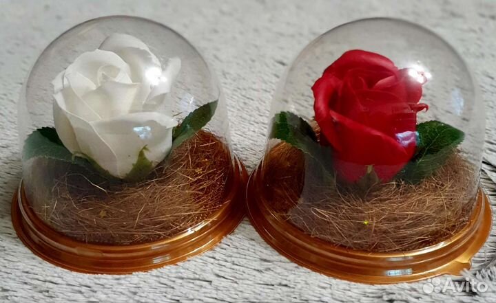 Роза из мыла в куполе