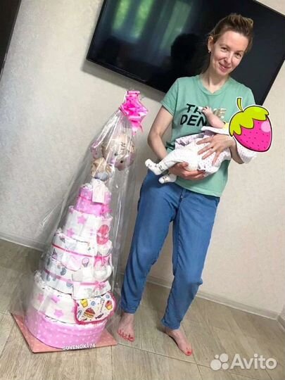 Торты из подгузников