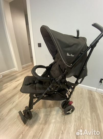 Детская коляска трость черная