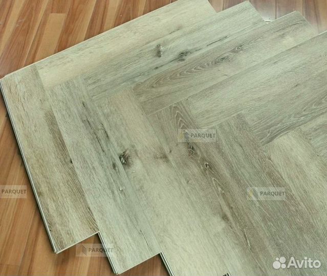 Виниловый ламинат елочкой