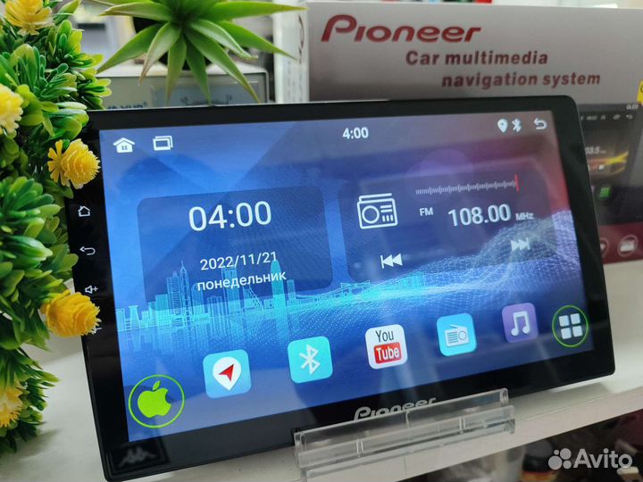 Магнитола 2 din pioneer 9 дюймов