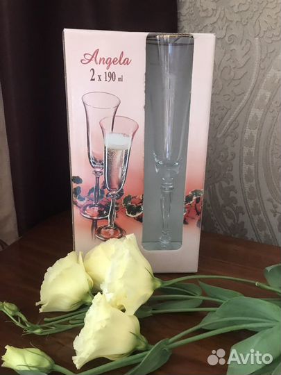 Фужеры богемия для шампанского