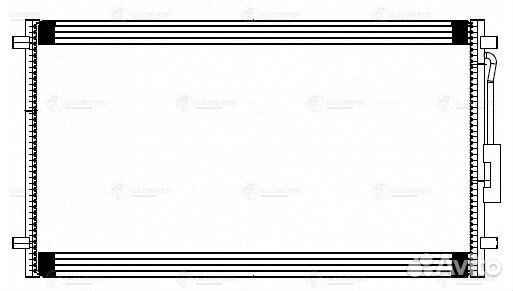 Радиатор кондиционера Крайслер Вояджер 01