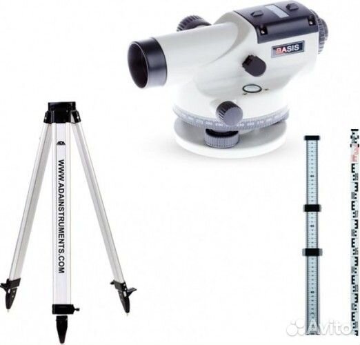 Нивелир оптический ADA basis + staff 3 + Light