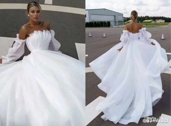 Свадебное платье на прокат 42-44