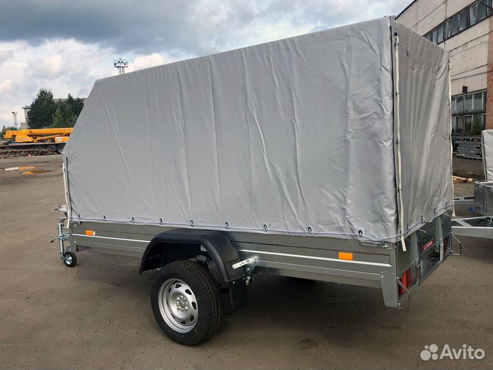 Прицеп оцинкованный 3.2х1.4 R15 с тентом 