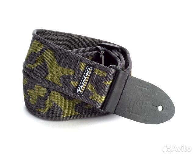 Ремень для гитары, хаки-камуфляж Dunlop D38-10OL