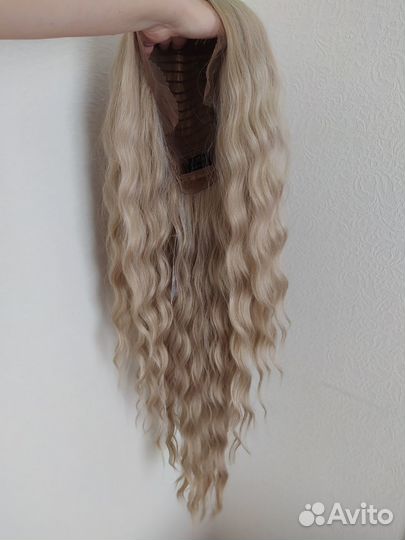 Новый парик блонд на сетке lace front