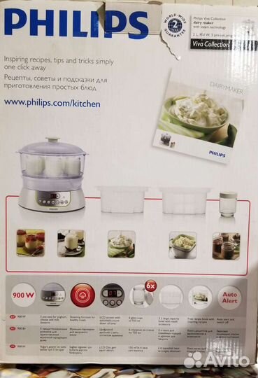 Йогуртница с функцией пароварки Philips HD9141