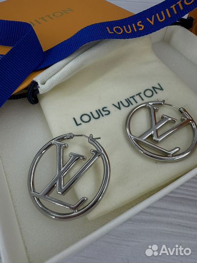 Серьги Louis vuitton