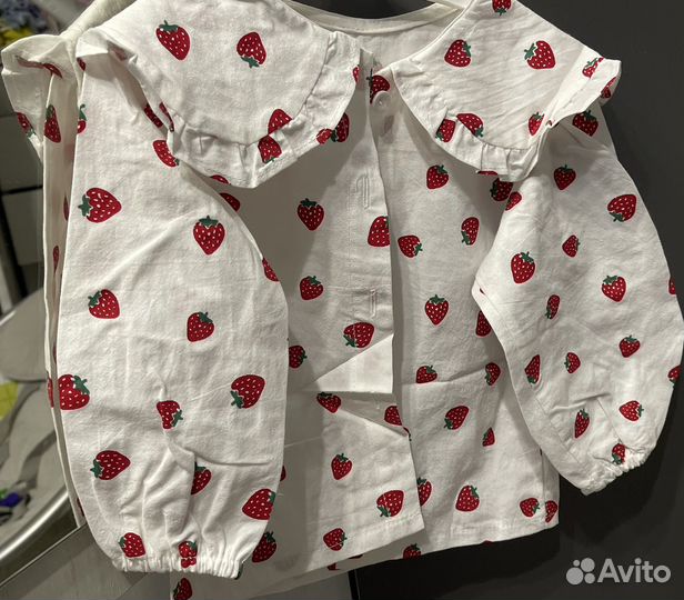 Блуза для девочеу размер 90 новая