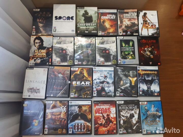 Лицензионные диски с играми для пк