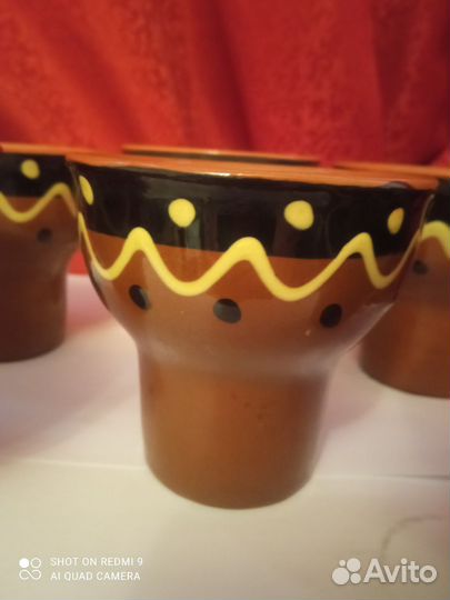 Стаканы из глины СССР