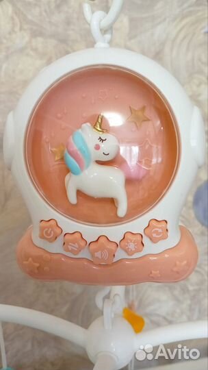 Мобиль на кроватку с ночником