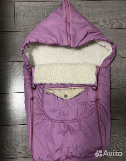 Зимний конверт в коляску