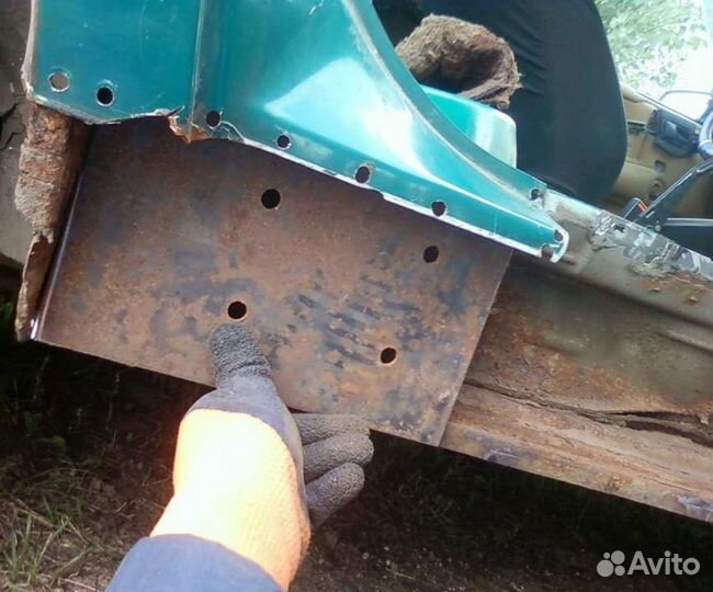 Переварка порогов, арок авто