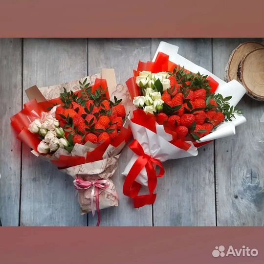 Клубничный букет