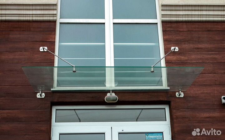 Навес из стекла