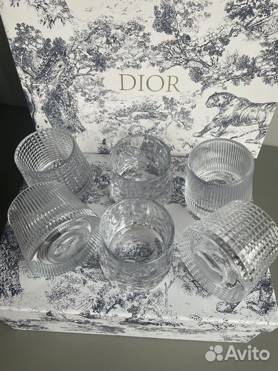 Dior набор стаканов роксы