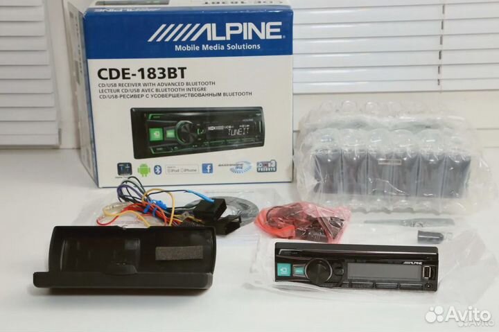 Автомагнитола Alpine CDE-183BT CD+ USB с Bluetooth