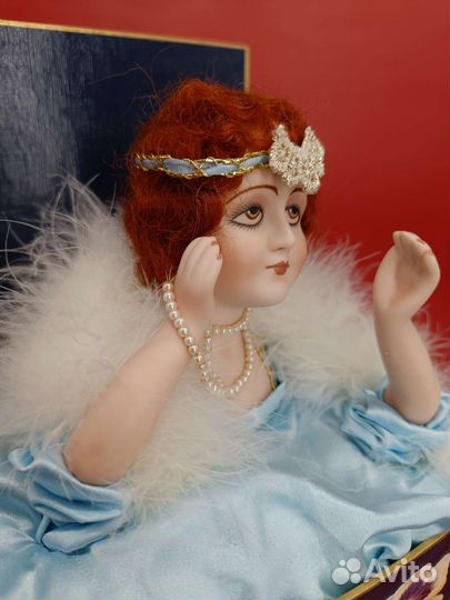 Авторская кукла - половинка. Шарманка. США