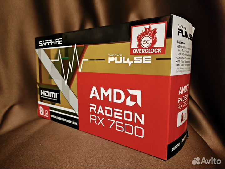 Видеокарта AMD Radeon RX 7600 8 Gb новая