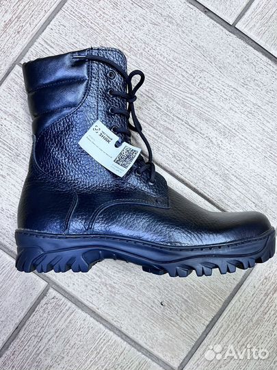 Берцы омон натуральный мех размер 40