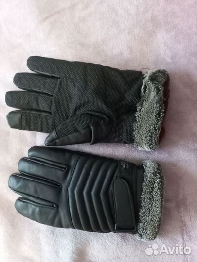 Перчатки зимние мужские бу